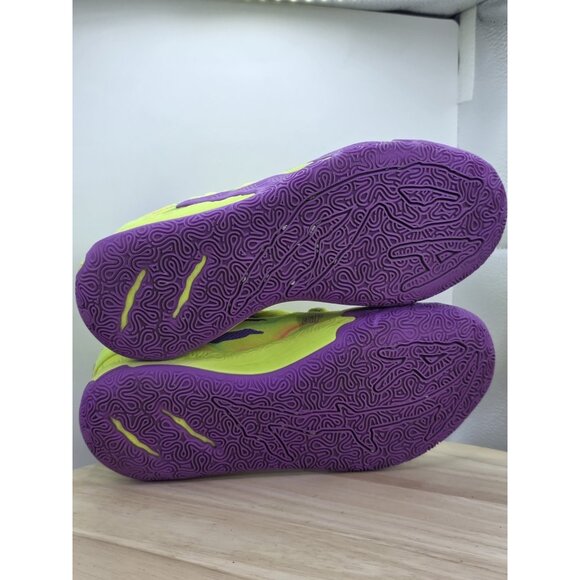 Puma LaMelo Ball MB.03 Spark Youth Size 7 379931-01 01 Of One Yellow Purple Read - Picture 8 of 9
